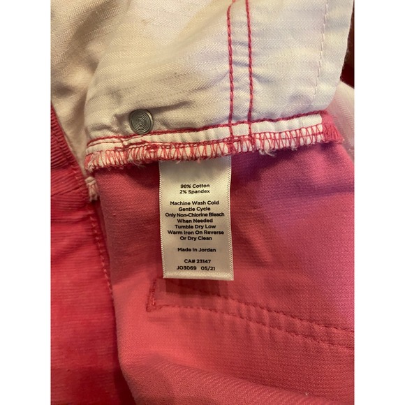 Talbots‎ Corduroy Pants Straight Leg Pink Casual Comfort Size 12 |O1 - Picture 6 of 6